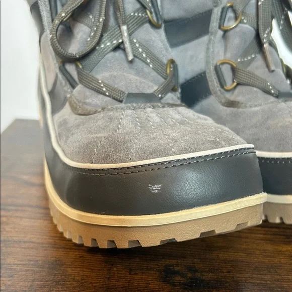 Sorel Tivoli II Quarry Gray Waterproof Short Boots Size 10 - Picture 7 of 11